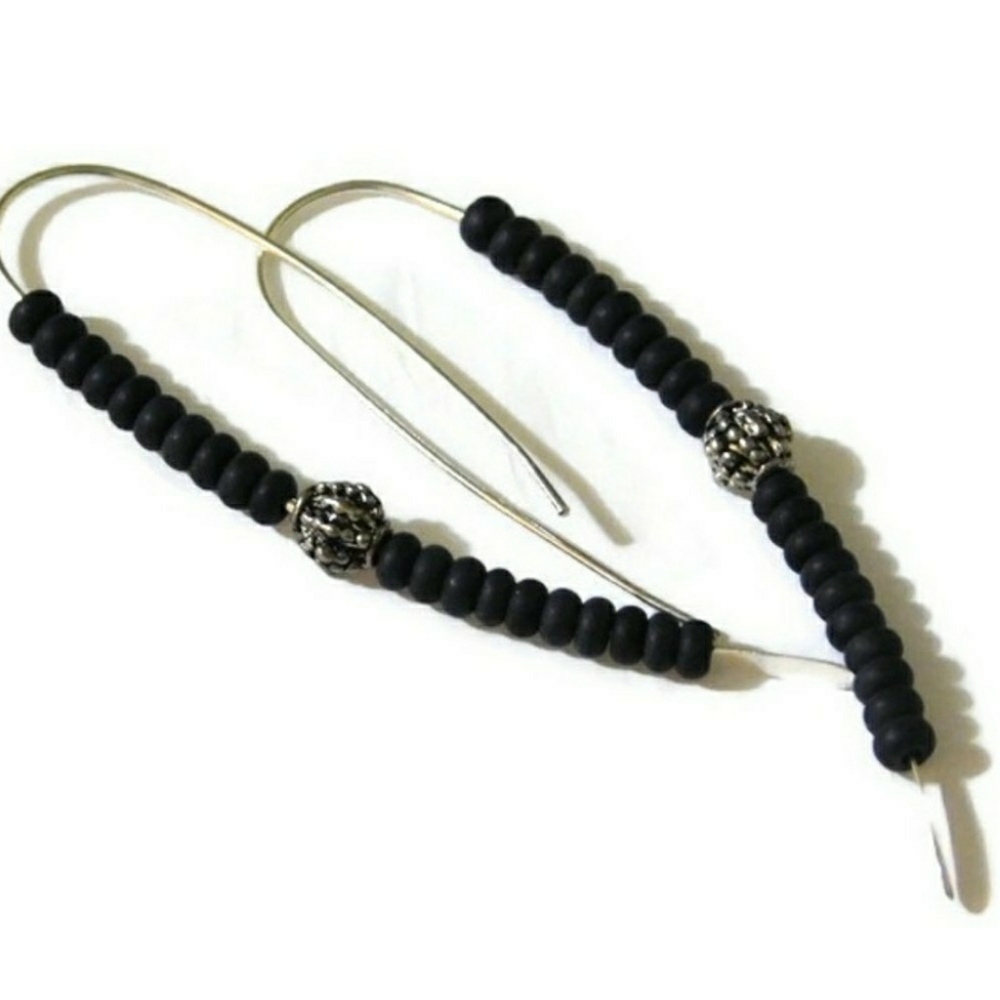 .925 Bohemian Open Threader Earrings